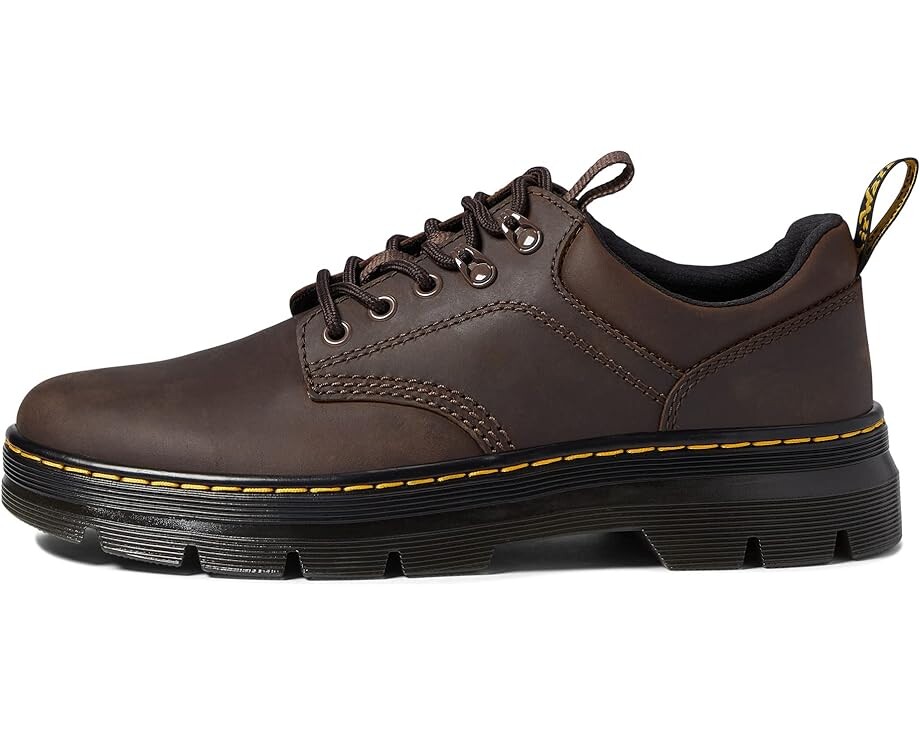 Оксфорды Dr. Martens Reeder, цвет Dark Brown Crazy Horse — фото 4