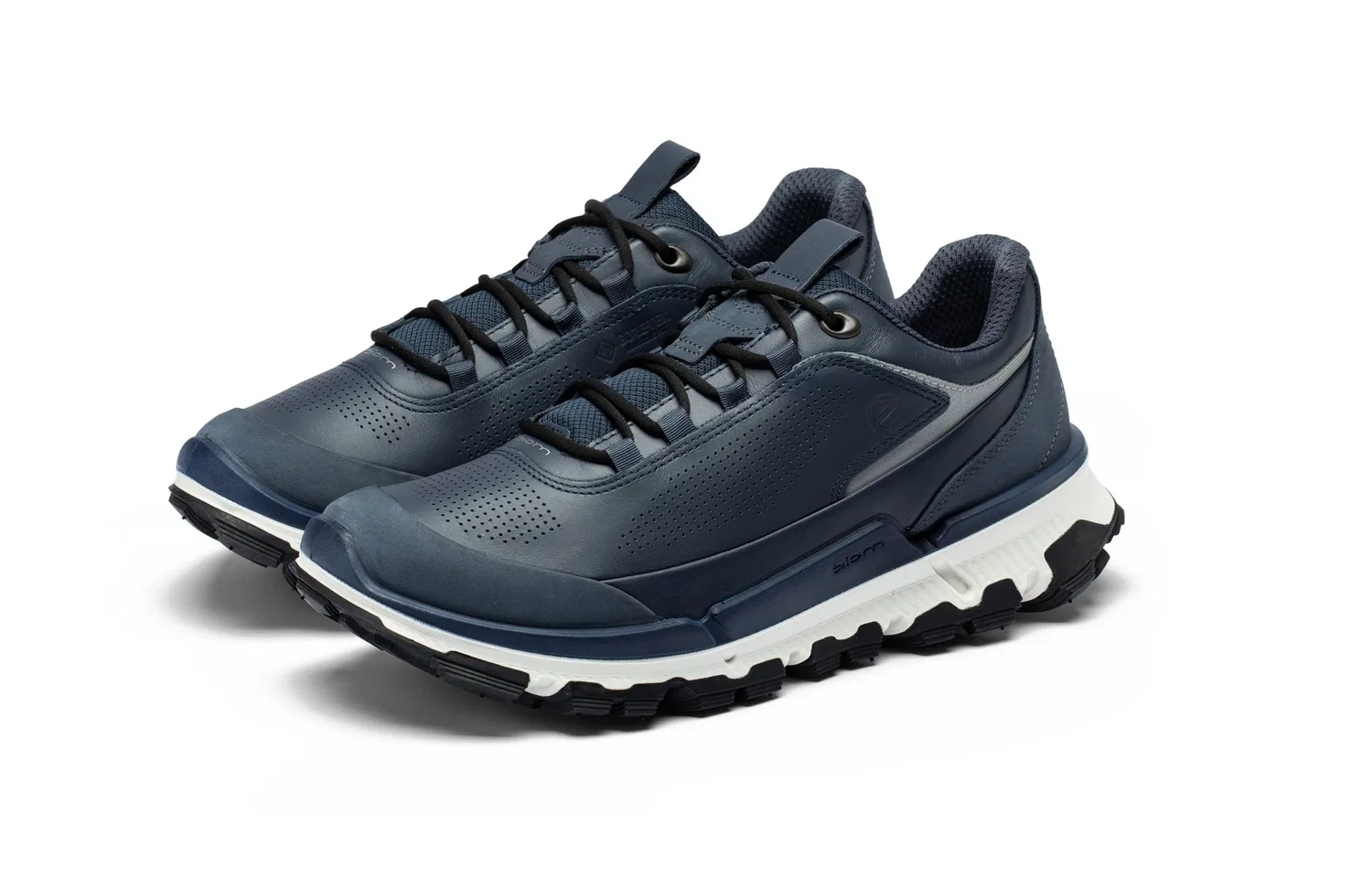 Кроссовки кожаные Ecco BIOM 2.2 TRL темно-синие — фото 4