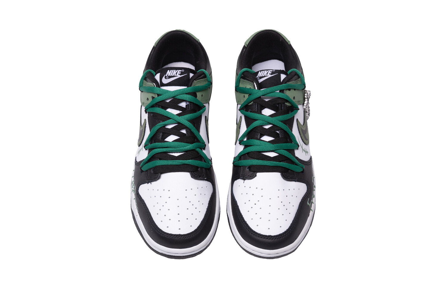 

Кроссовки Nike Dunk Skateboarding Shoes Unisex Low-top Green, черный