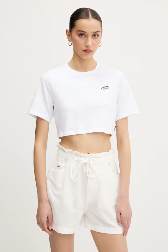 

Хлопковая футболка Vans, белый