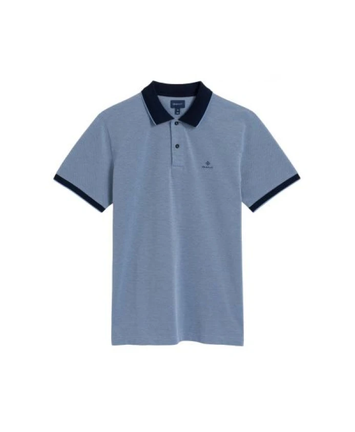 

Повседневная хлопковая рубашка Gant, синий