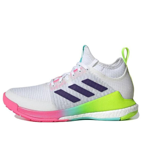Кроссовки crazyflight mid Adidas, белый