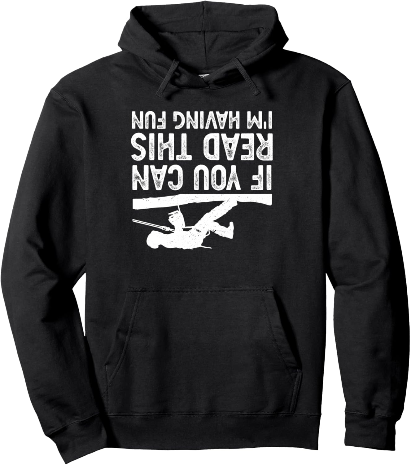 

Толстовка, Если вы это читаете, значит, я отлично провожу время в толстовке для арбористов Trees & Logger Gift, черный