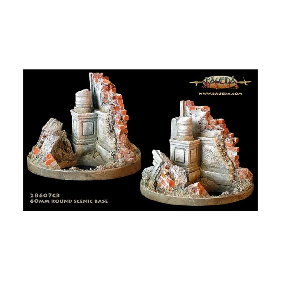 

Круглая подставка Scenic диаметром 60 мм с круглым отверстием № 4 25 мм (Urban), Miniature Bases & Accessories (Baeuda)