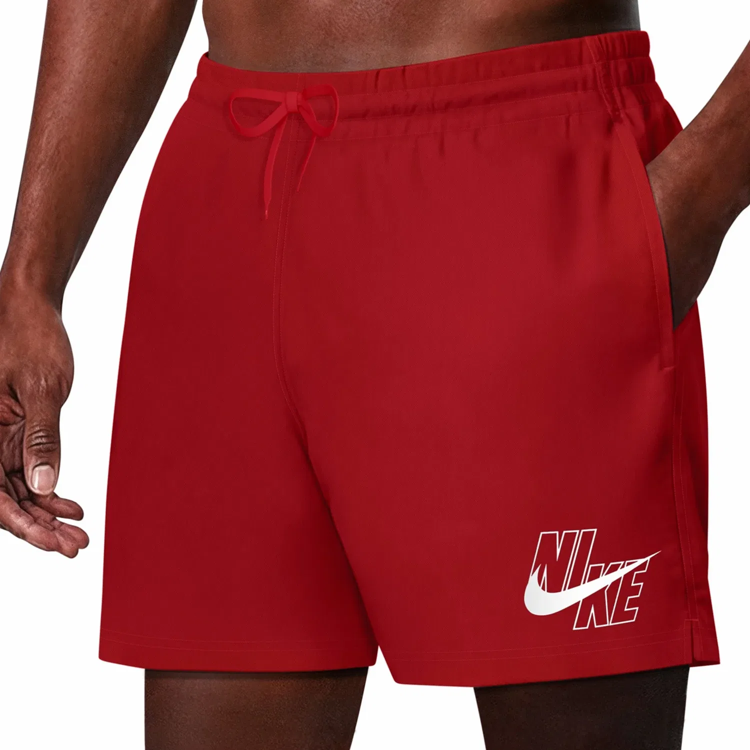 Плавки 5" Volley Shorts Nike, красный — фото 2
