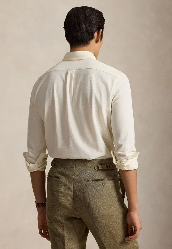 Футболка Polo Ralph Lauren Featherweight Mesh, бледно-кремовый — фото 3