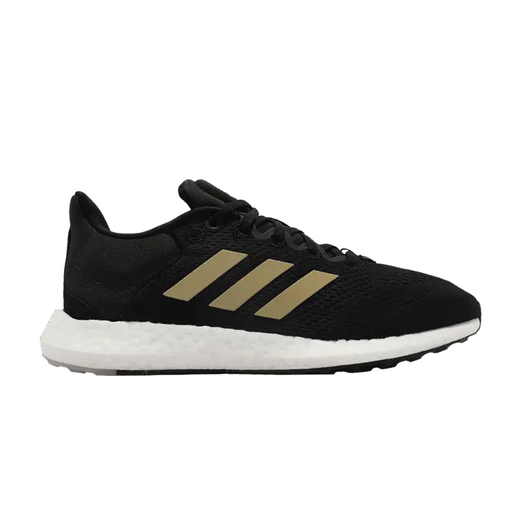 Кроссовки Wmns PureBoost 21 'Black Gold Metallic', черный
