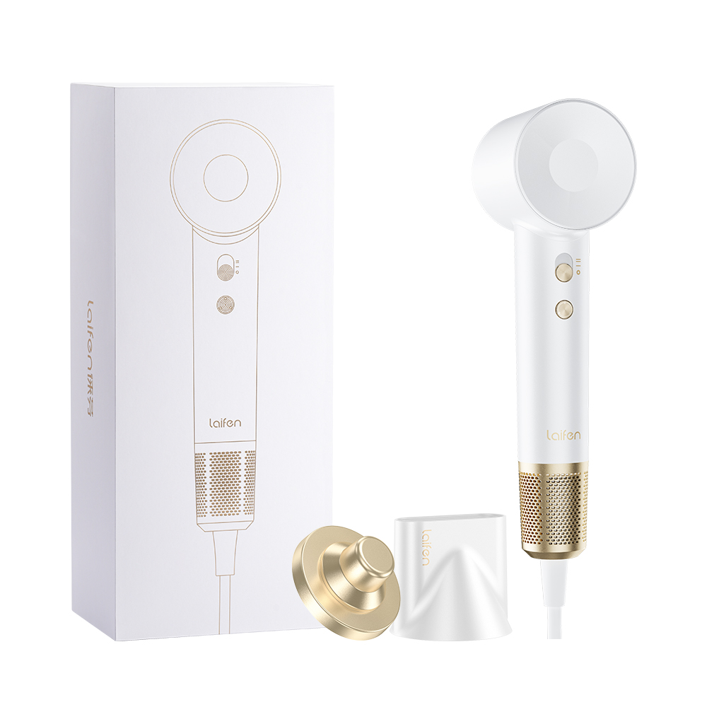 

Высокоскоростная сушильная машина для волос FL03 Laifen, White Gold