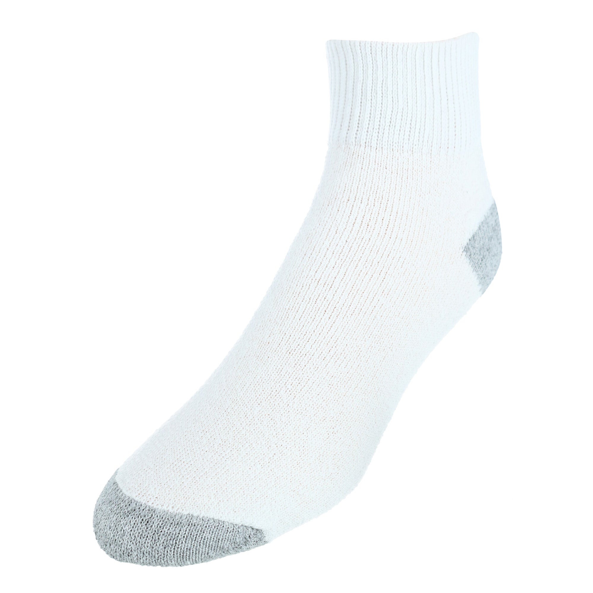 

Мужские носки из хлопковой смеси (4 пары) CTM, цвет white with grey