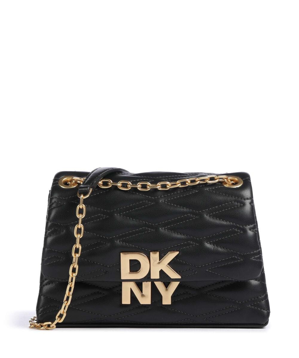 

Сумка через плечо minnia из мелкозернистой яловой кожи. Dkny, черный