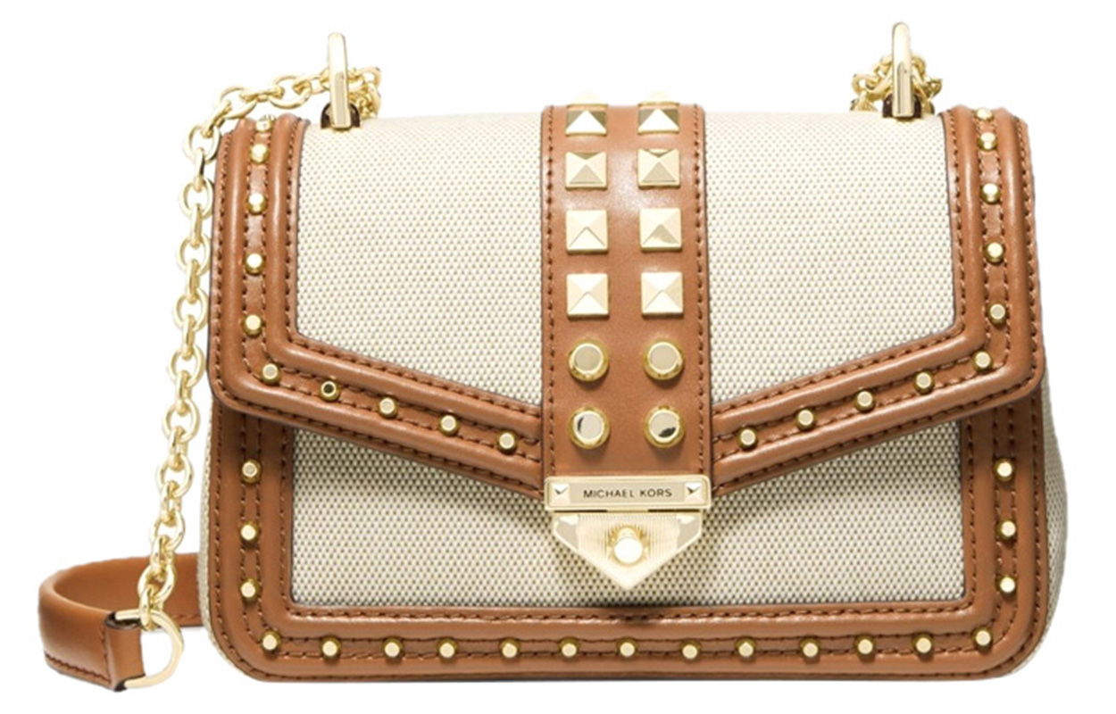 

Сумка кроссбоди Soho Canvas с кожаными деталями, женская наплечная сумка MICHAEL KORS