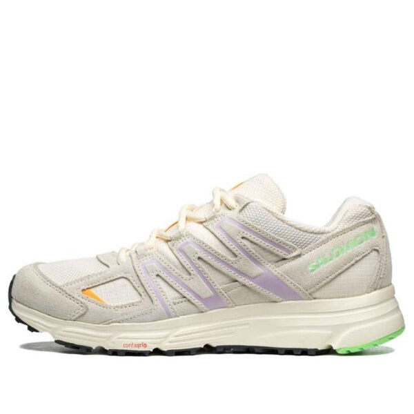 

Кроссовки x-mission 4 suede 'vanilla white' 471384 Salomon, белый