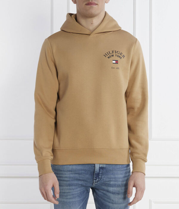 

Толстовка Tommy Hilfiger Arched Varsity, коричневый