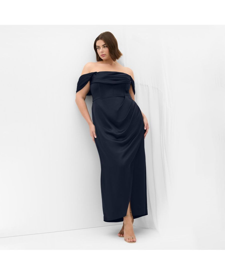 

Женское длинное платье Запретная любовь CITY CHIC, Navy