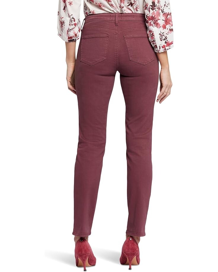 

Джинсы NYDJ Sheri Slim in Dark Cherry, цвет Dark Cherry