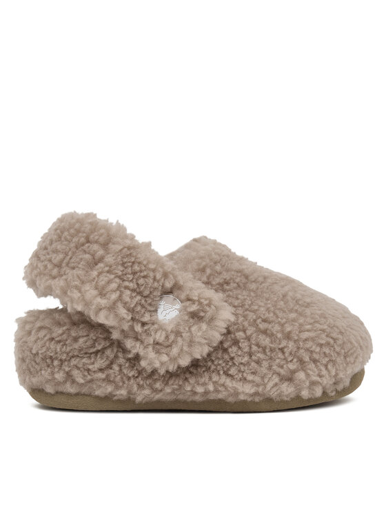 Домашние тапочки Toddler Classic Cozzzy Slipper 210857 Crocs, бежевый — фото 2