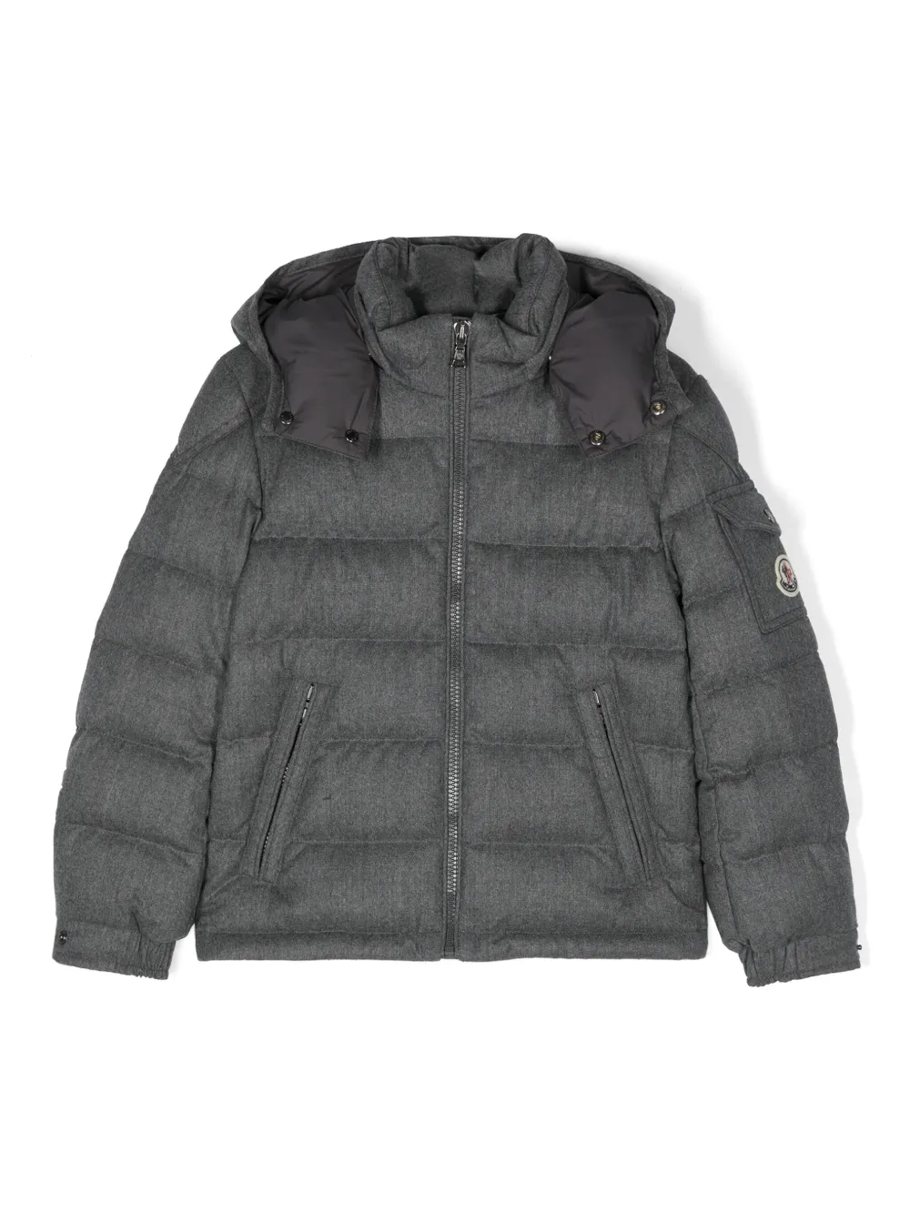 

Пуховик Montgenevre Moncler Enfant, серый