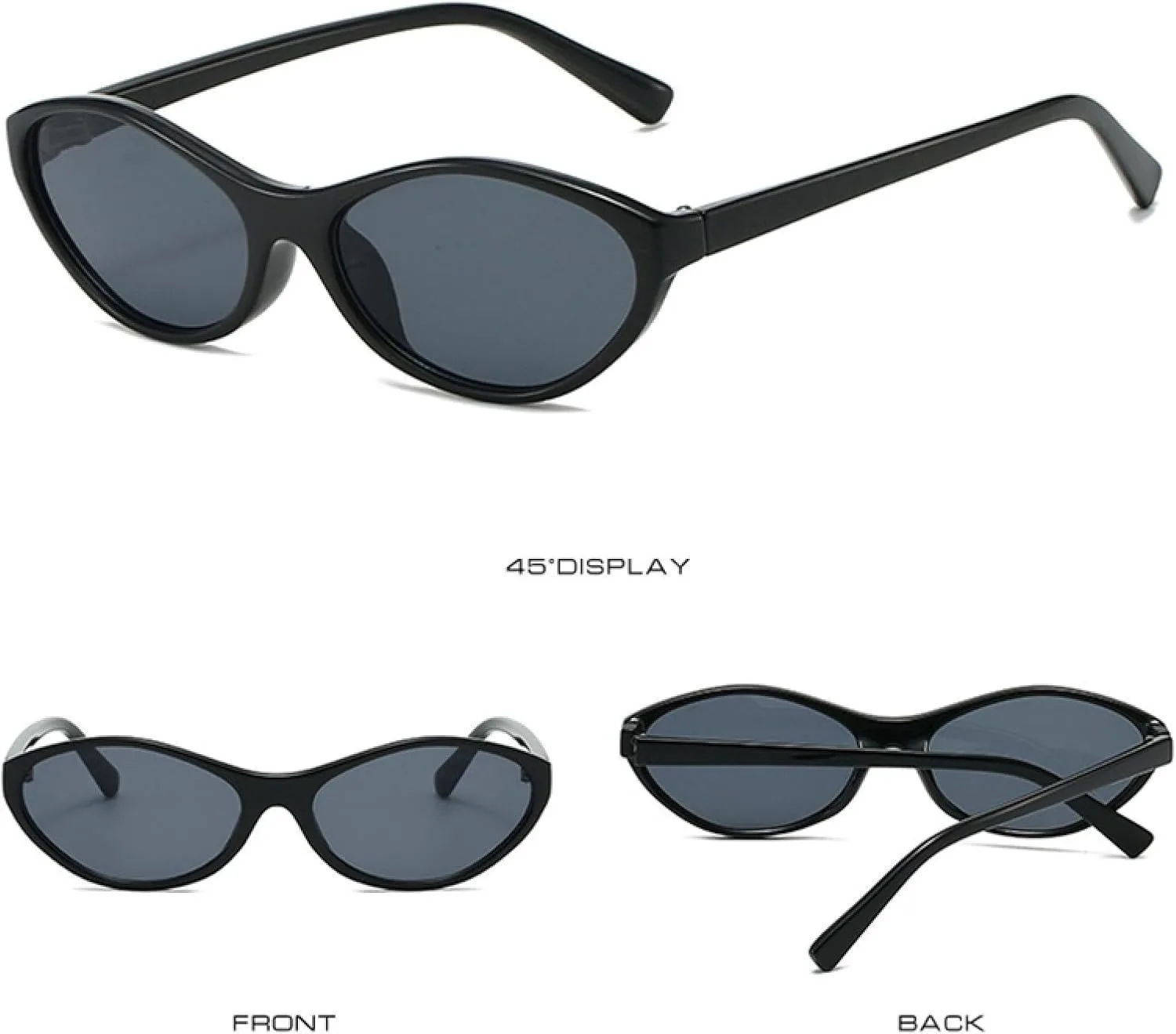 

Ретро солнцезащитные очки «кошачий глаз» с защитой от УФ-излучения UV400 для женщин, модные солнцезащитные очки цвета чайного шампанского TKKTLLT, Beige Champagne