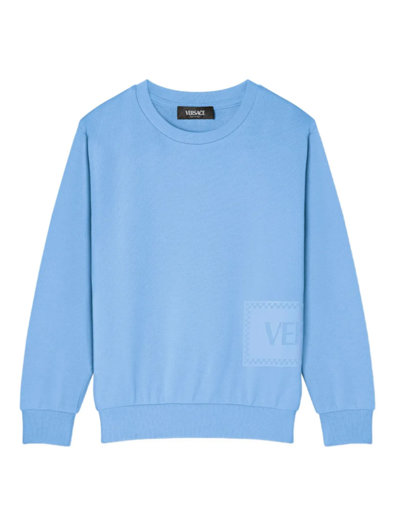 

Толстовка с логотипом Versace Kids, синий