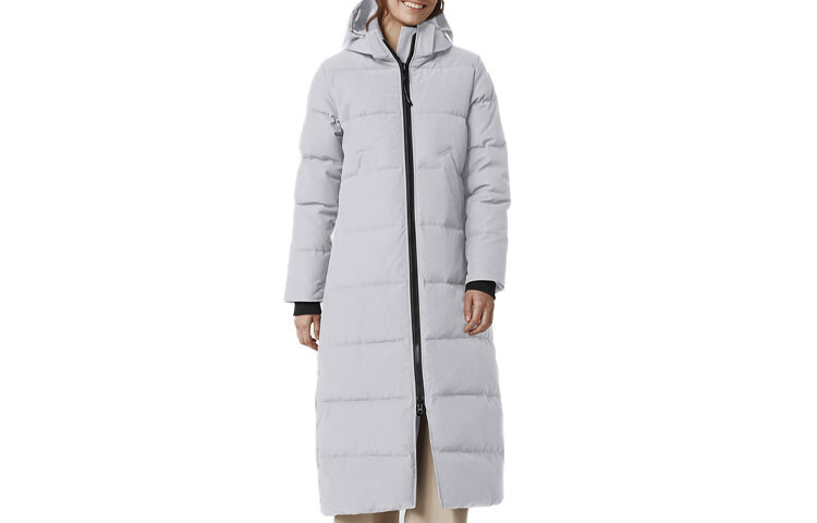 

Женский пуховик Canada Goose, цвет silver birch color