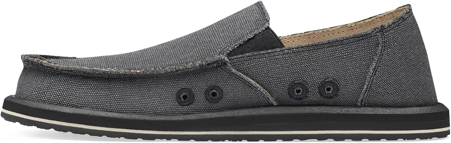 Туфли Sanuk Men's Vagabond, Charcoal — фото 4