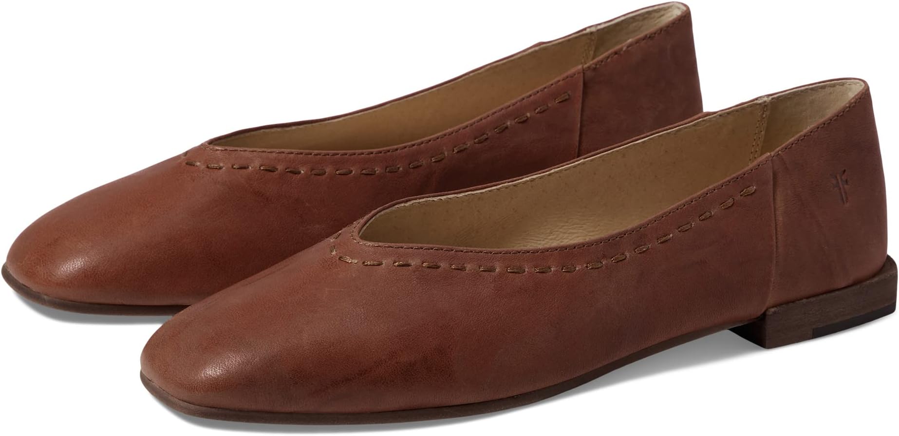 

Туфли на плоской подошве Frye Claire Flat, цвет Cognac