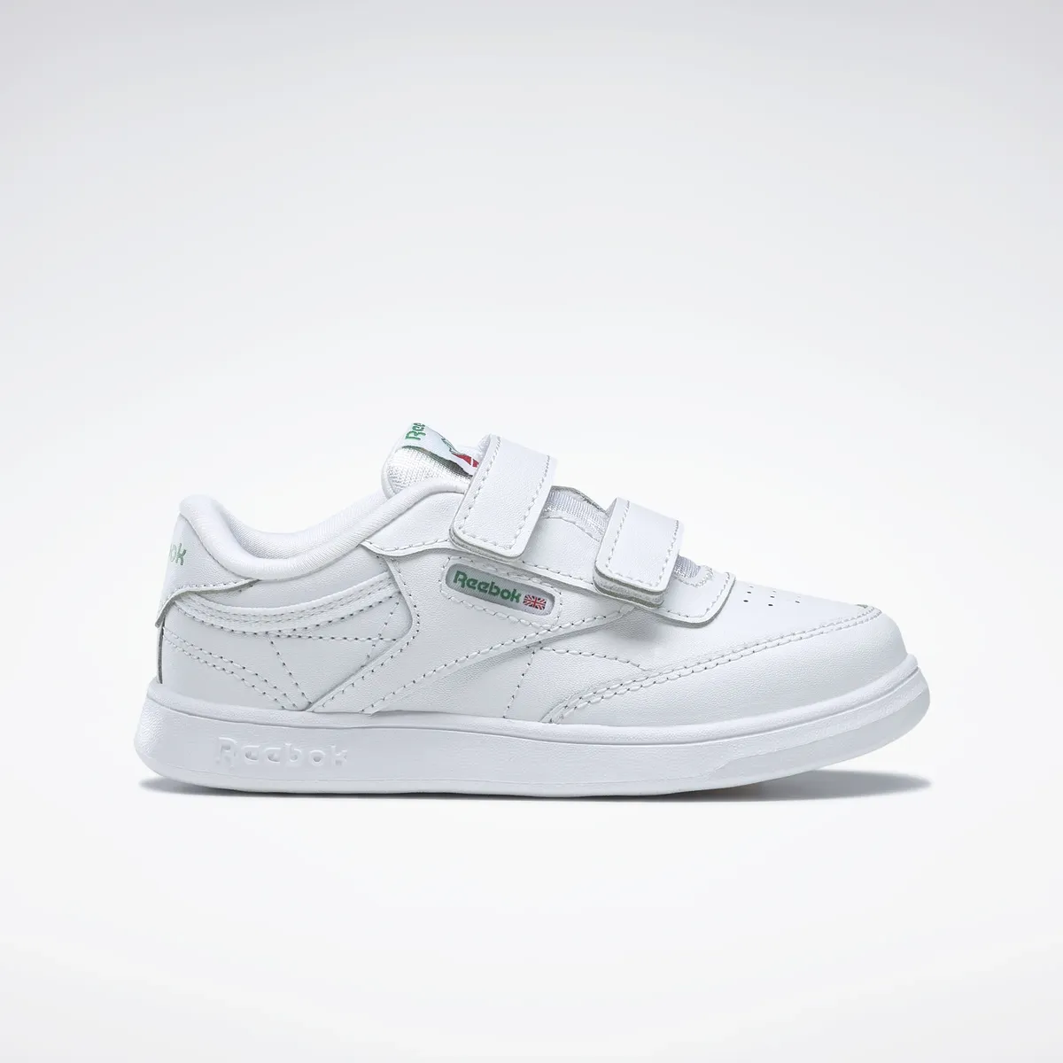 Кроссовки Reebok Classic "CLUB C" с застежкой-липучкой, белый — фото 2