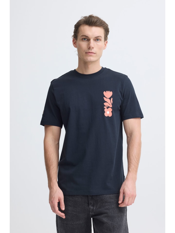 

BLEND Футболка с круглым вырезом BHSun темно-синего цвета