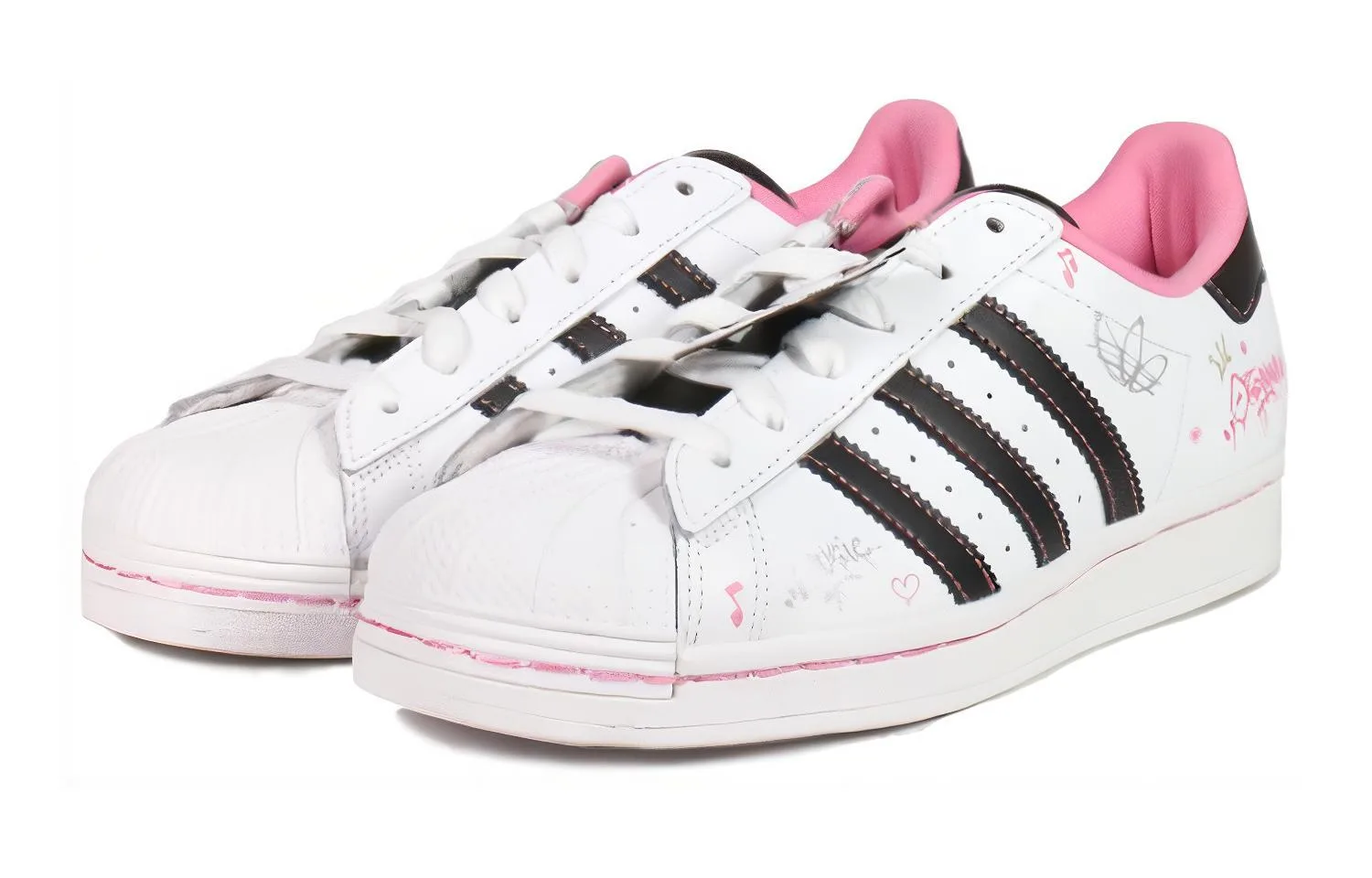 Adidas Originals Adidas Superstar Hello Kitty And Friends Bliss Pink Cloud White Core Black GS — фото 3