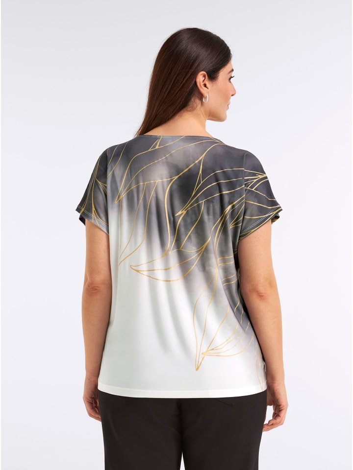 

WITT WEIDEN Футболка с принтом светло-серого и черного цвета, Черный, WITT WEIDEN Футболка с принтом светло-серого и черного цвета