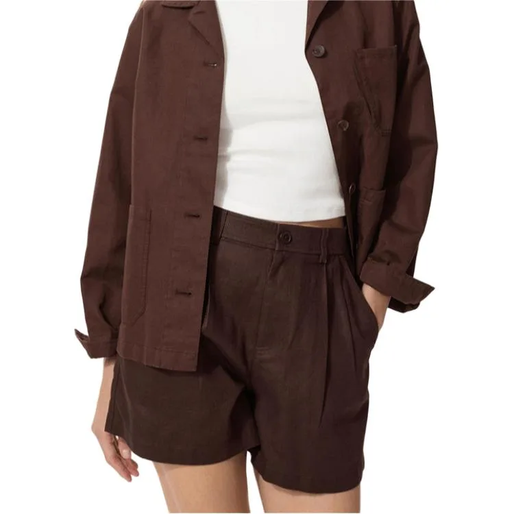Шорты женские Casual UNIQLO, Dark Umber