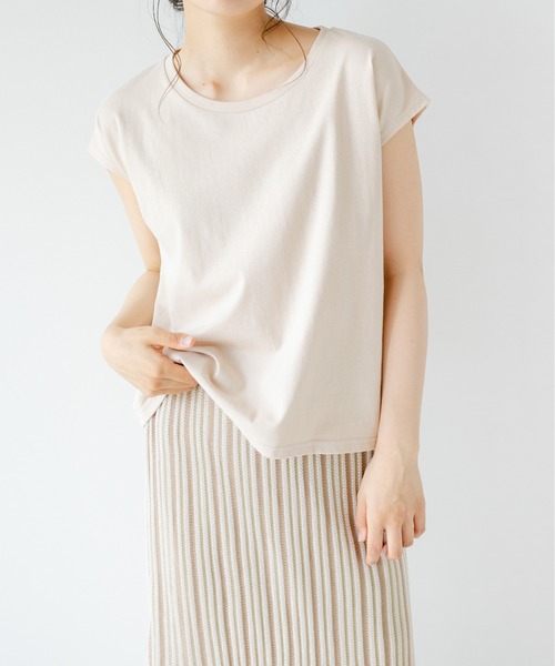 

Футболка с французскими рукавами, 100% хлопок TRIANGLE PALETTE, бежевый