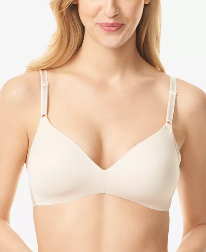 

Бюстгальтер-футболка Warners No Side Effects Underarm-Smoothing Comfort без косточек с легкой подкладкой 1056 Warner's, коричневый/бежевый