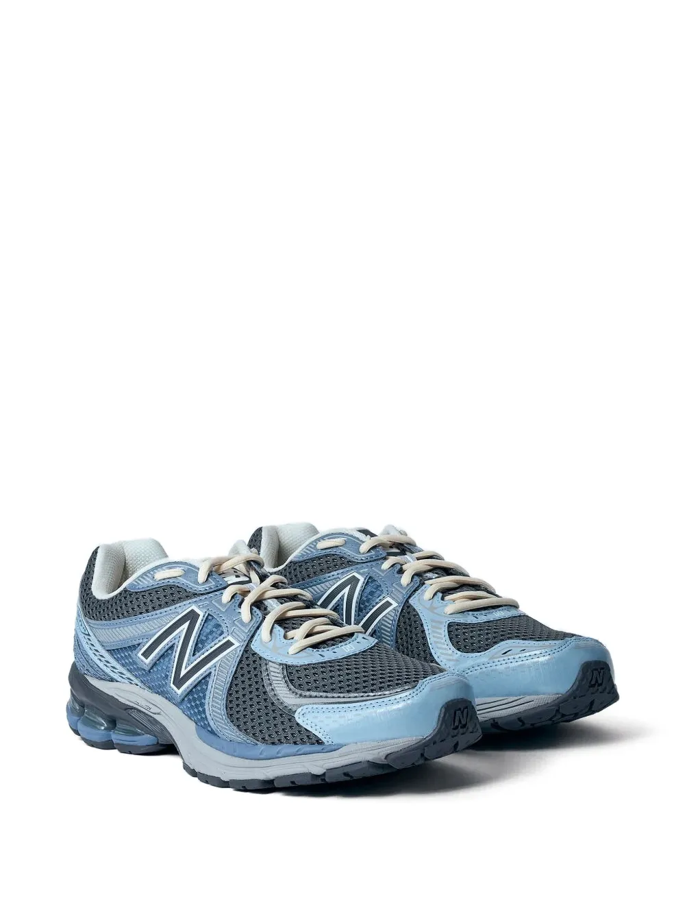 Кроссовки в стиле колор-блок NEW BALANCE, синий — фото 2