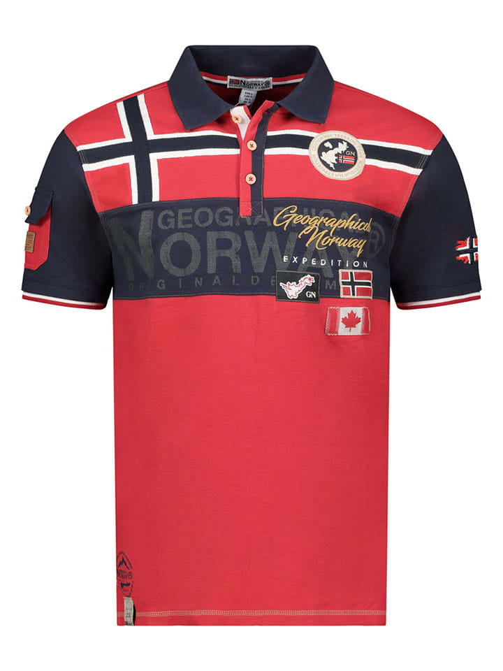 

Рубашка-поло Geographical Norway, красный