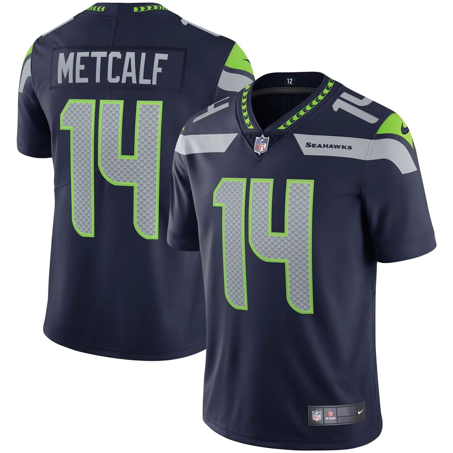 

Мужское темно-синее джерси DK Metcalf College Seattle Seahawks Vapor Limited Nike, Синий, Мужское темно-синее джерси DK Metcalf College Seattle Seahawks Vapor Limited Nike