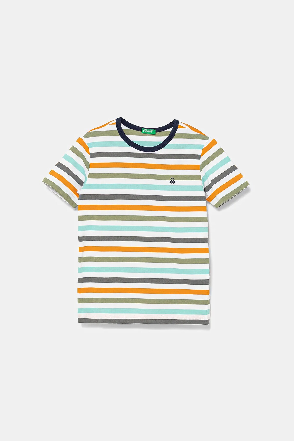 

Футболка из хлопка для детей United Colors Of Benetton, бирюзовый