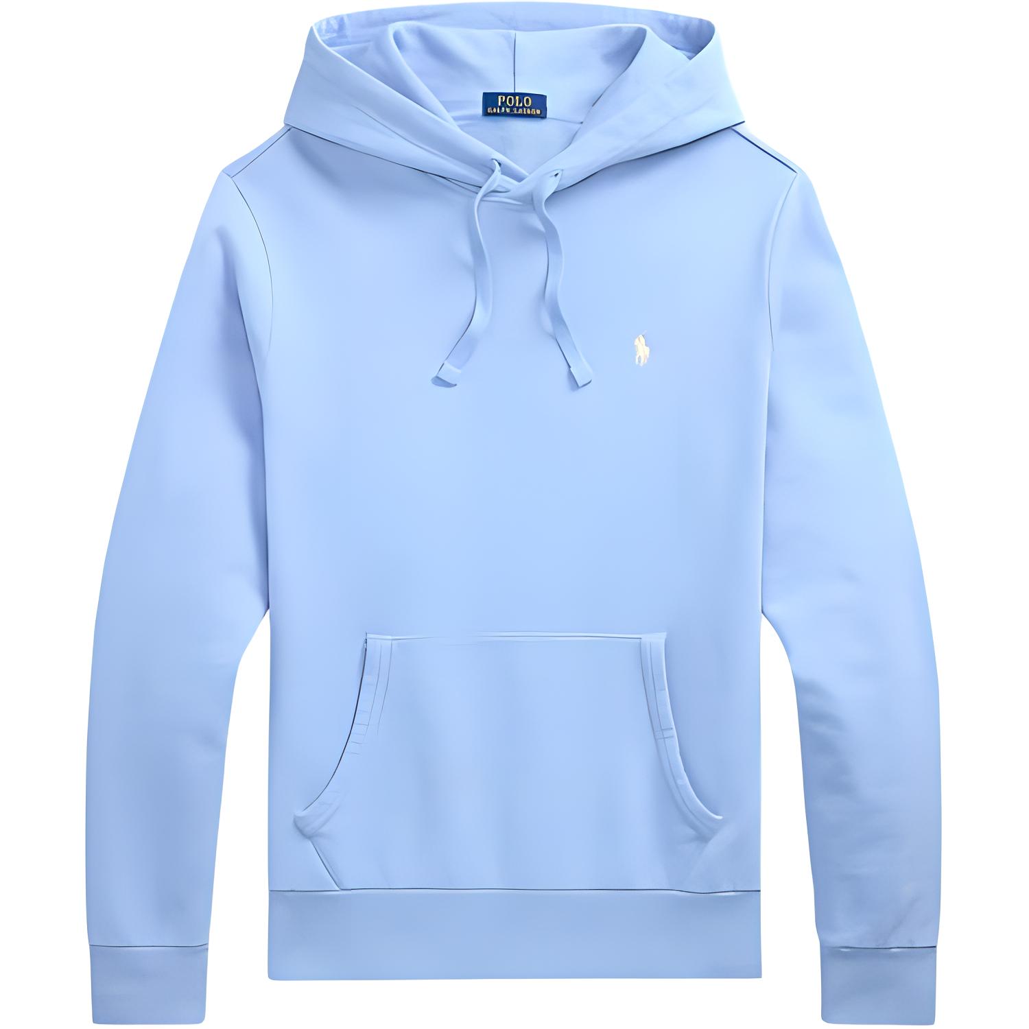 

Лупбек флисовая толстовка с капюшоном Polo Ralph Lauren, синий