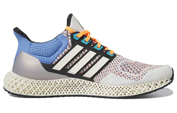 Кроссовки Adidas Ultra 4D Running Shoes 'Chalk White Blue Fusion', белый — фото 2