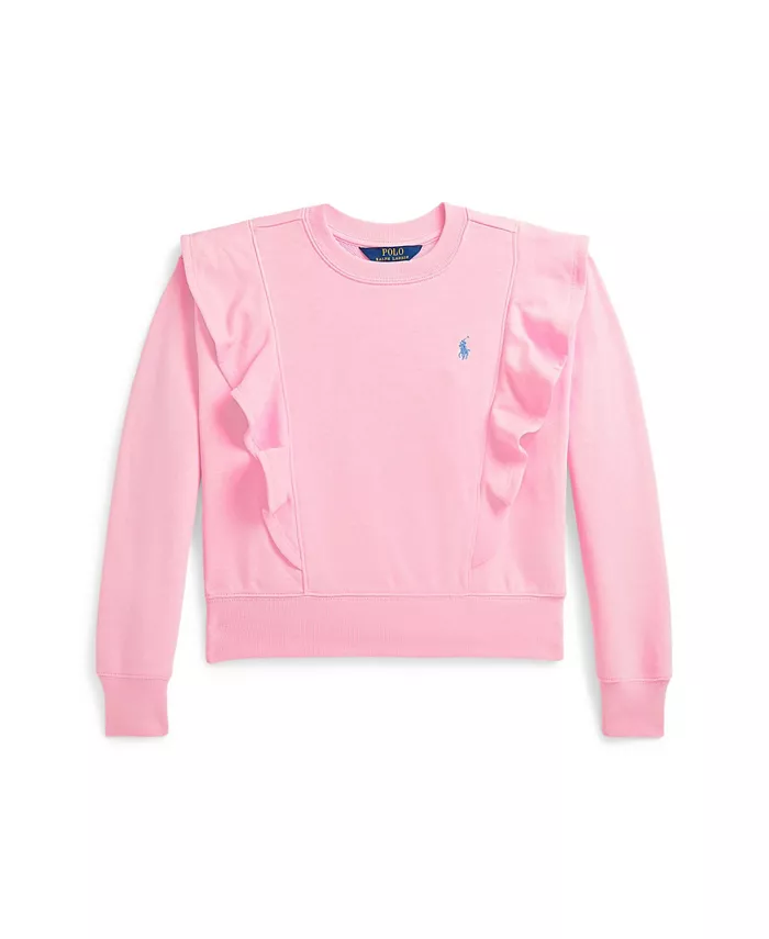 

Свитшот из френч тери Big Girls с рюшами Polo Ralph Lauren, мультиколор