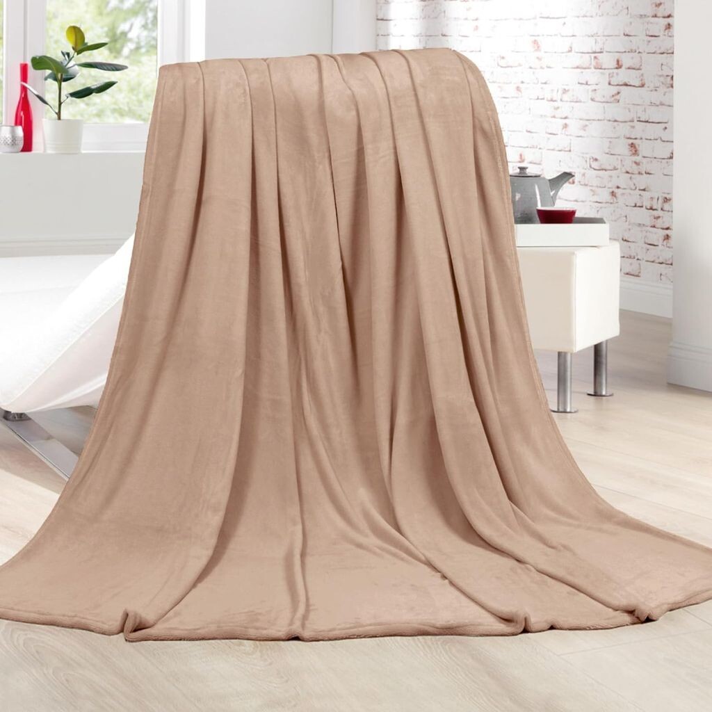 

Мягкий плед Cashmere Touch 180х220 см плед пушистый зимний плед диванный плед графит антрацит Bestlivings, коричневый