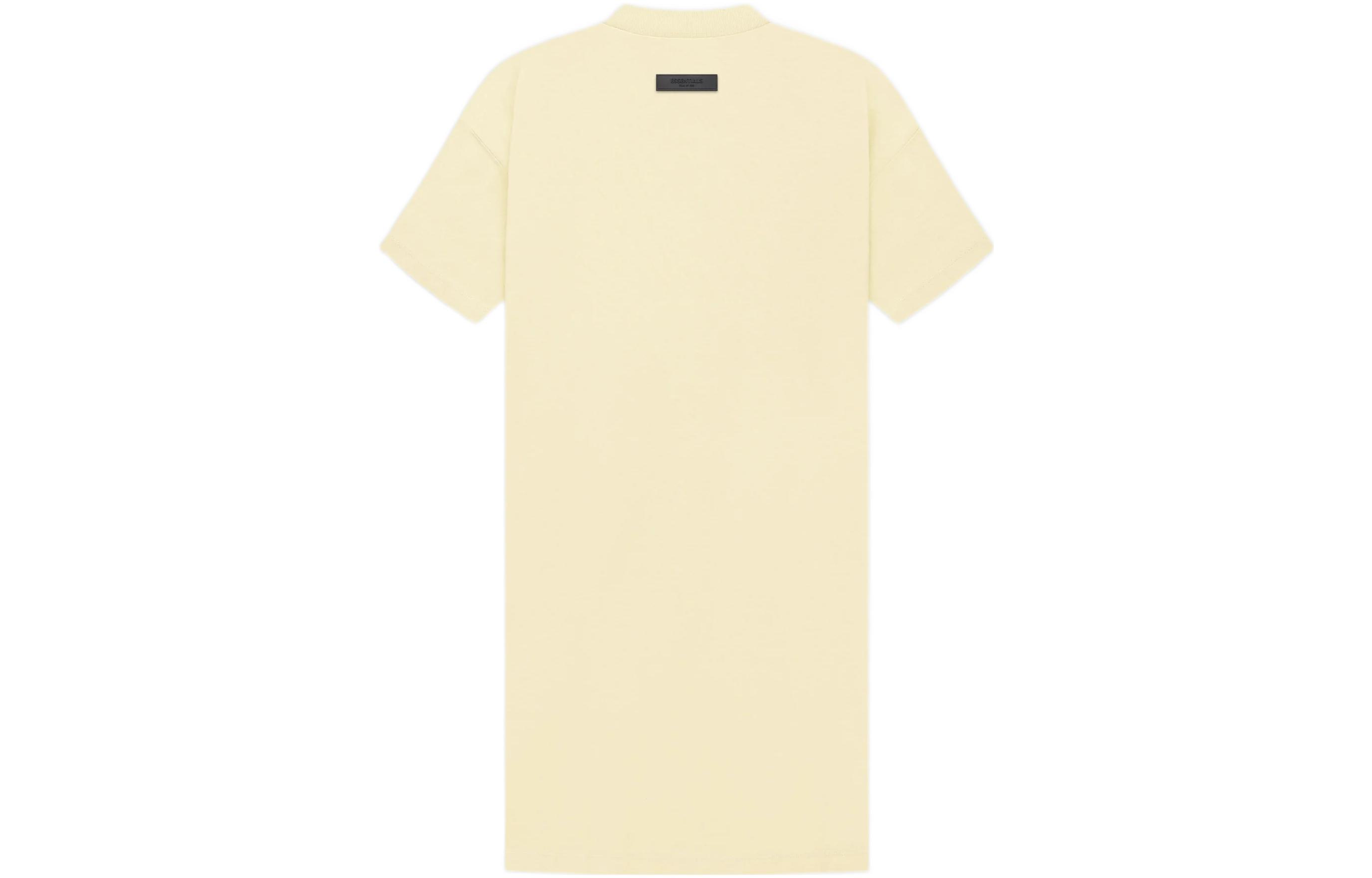 Футболка-платье женская Canary Fear Of God Essentials, канареечно-желтая — фото 2