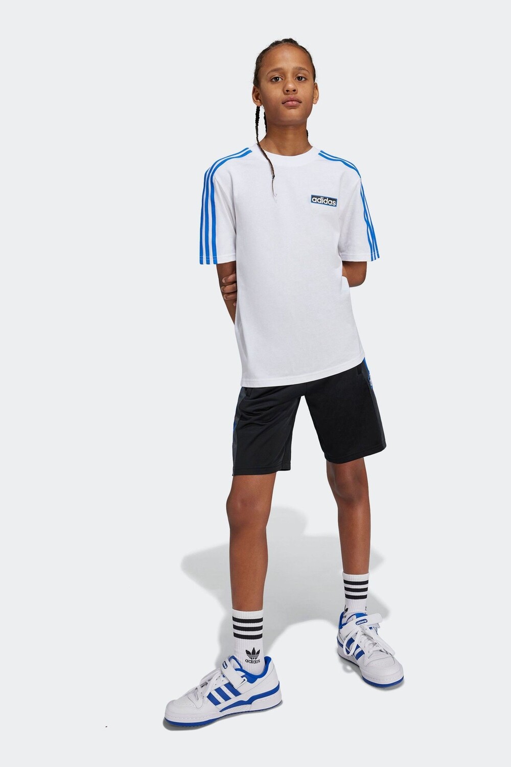 

Детская оригинальная футболка Adidas, белый