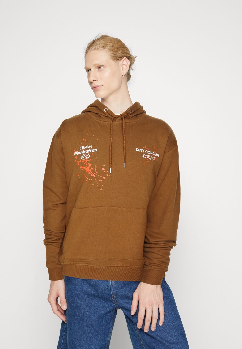 

Толстовка NY CONCEPT КАПЮШОН SPLAT UNISEX, коричневый
