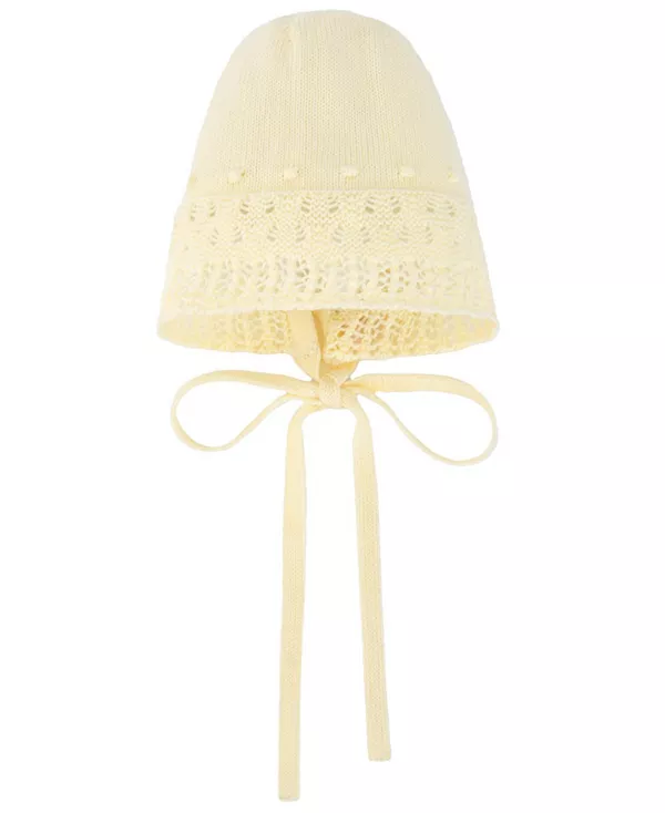 

Универсальная вязаная шапочка-чепчик для малыша Paz Rodriguez, желтый