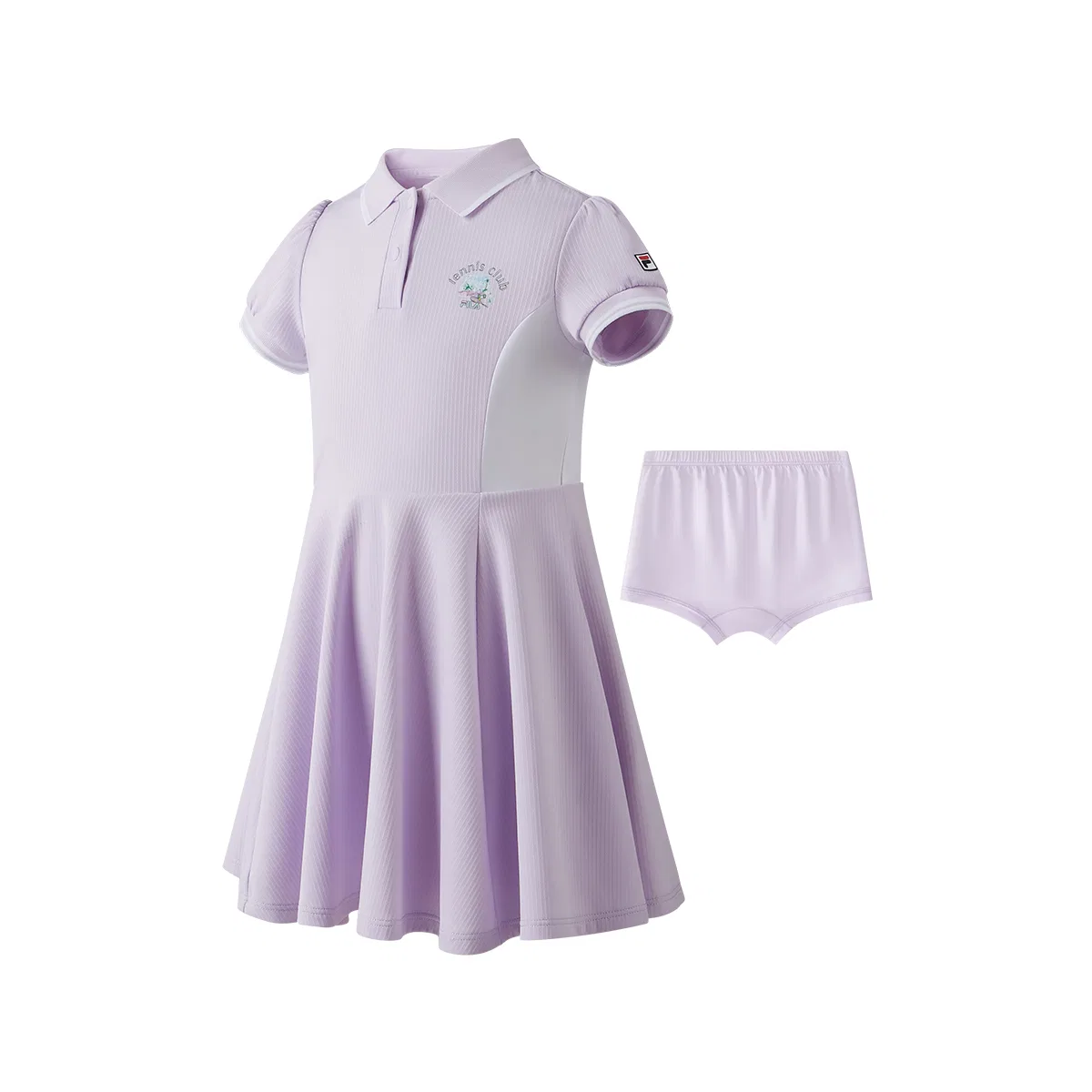 Платье из трикотажа PERFORMANCE FPH Stunning Purple детское FILA KIDS