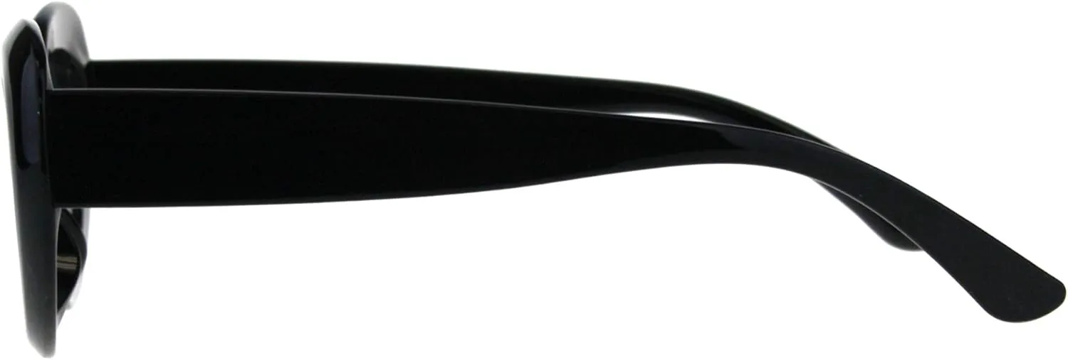 

Женские солнцезащитные очки овальной формы «кошачий глаз» в винтажном стиле, защита от УФ-излучения 400 PASTL, Black (Black)