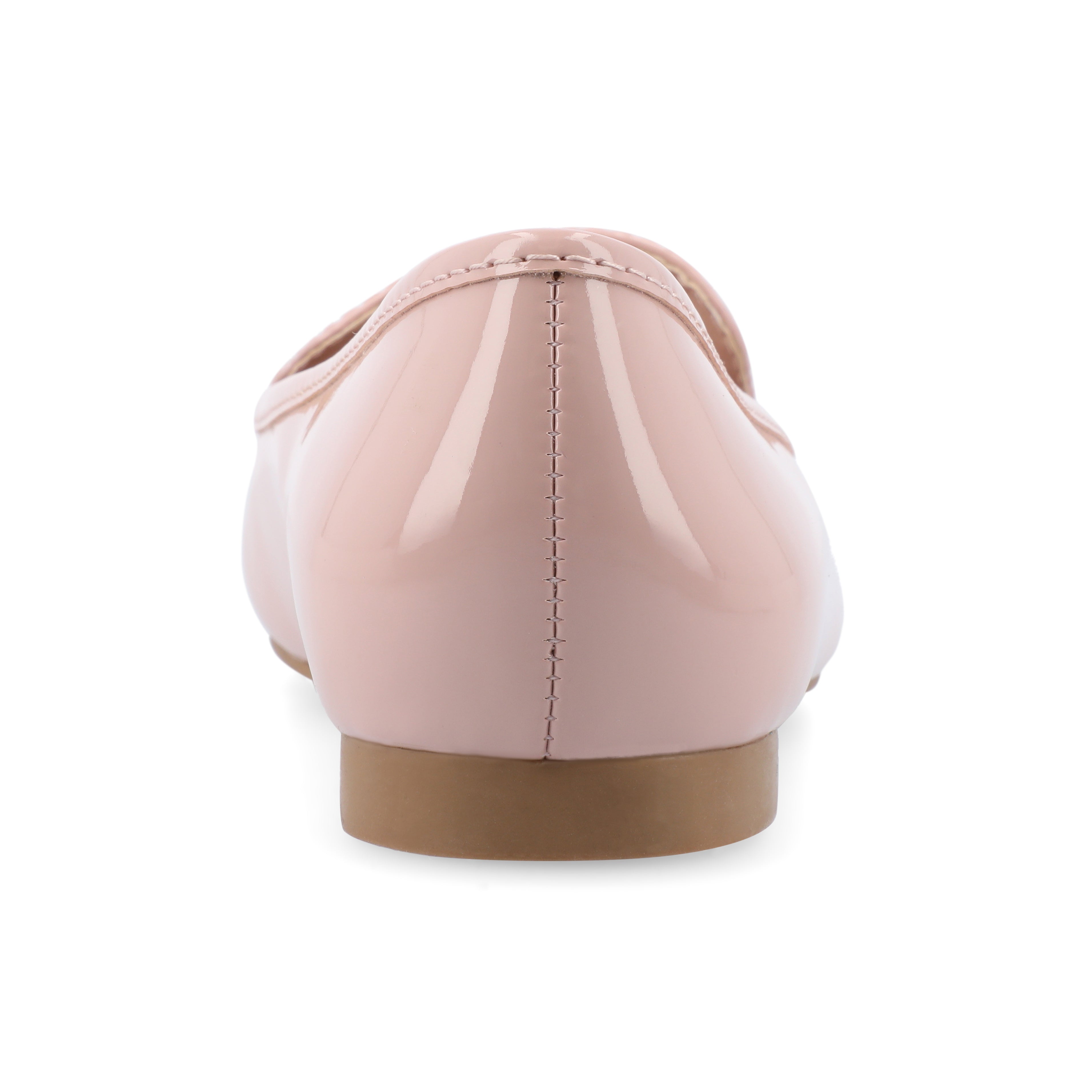 Женские лоферы Tullie из коллекции Journee, широкие, на плоской подошве, цвет patent/pink — фото 3