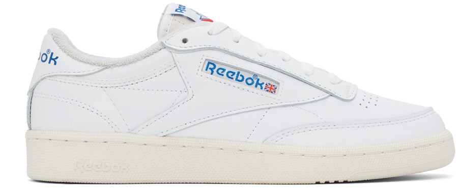 

Белые винтажные кроссовки Club C 85 Reebok Classics, Ftwwht/Chalk/Vecblu, Белый, Белые винтажные кроссовки Club C 85 Reebok Classics, Ftwwht/Chalk/Vecblu