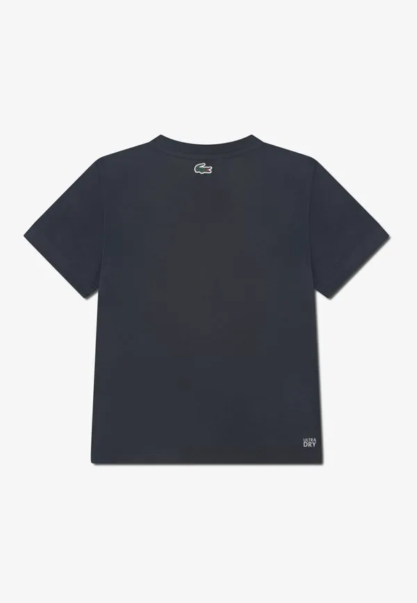 Спортивная футболка унисекс с принтом Lacoste, Noir — фото 2